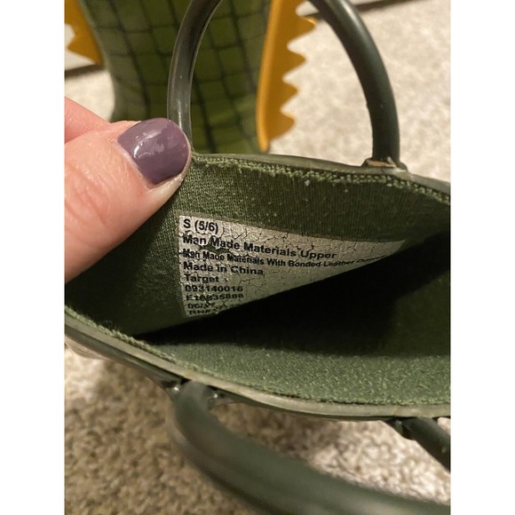 Toddler Monster Rain Boots Size S 5/6 - Cat & Jack - Picture 3 of 4